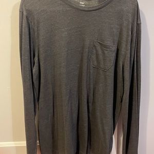 Gap vintage dark grey long sleeved sleeve shirt. Great condition large